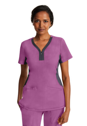▷▷Blusa del uniforme médico mujer unicolor healing hands hh purple label  2352 black 2024