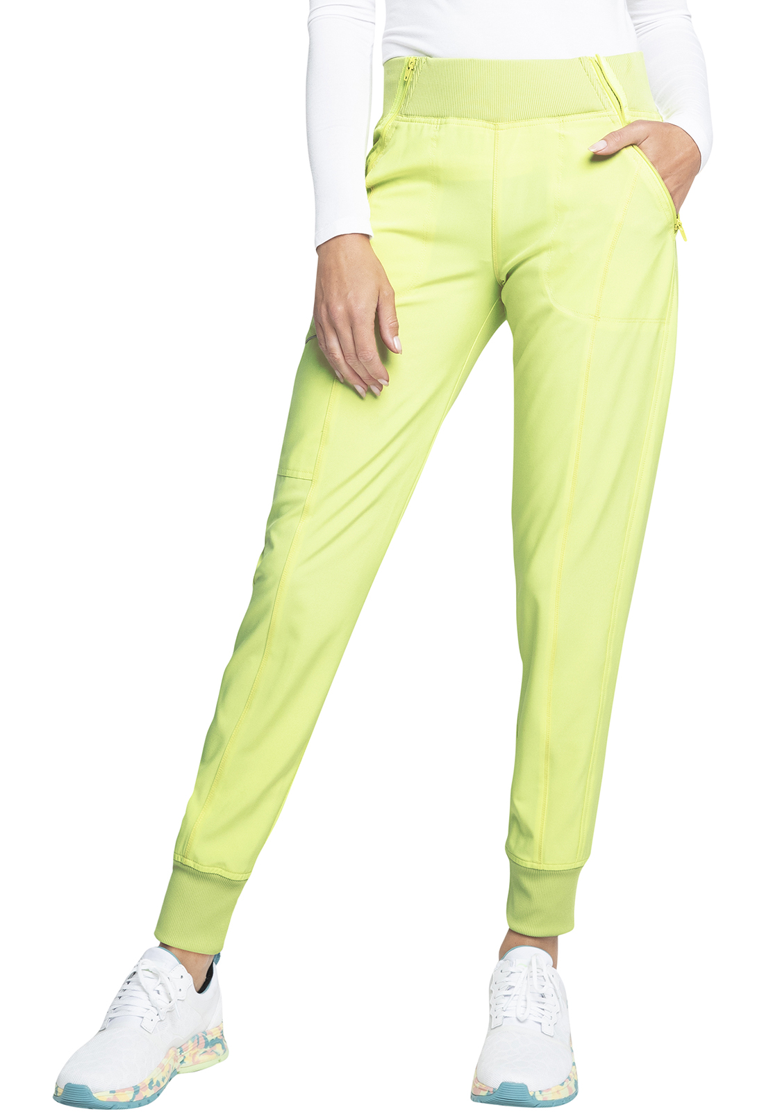 Pantalón deportivo para mujer verde neón Bolf CK-01 VERDE
