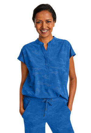 Health Company - Blusa del uniforme médico mujer unicolor healing hands hh purple label 2352 royal