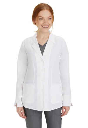 Health Company - Bata médica del uniforme médico mujer unicolor healing hands hh white coat 5064 white