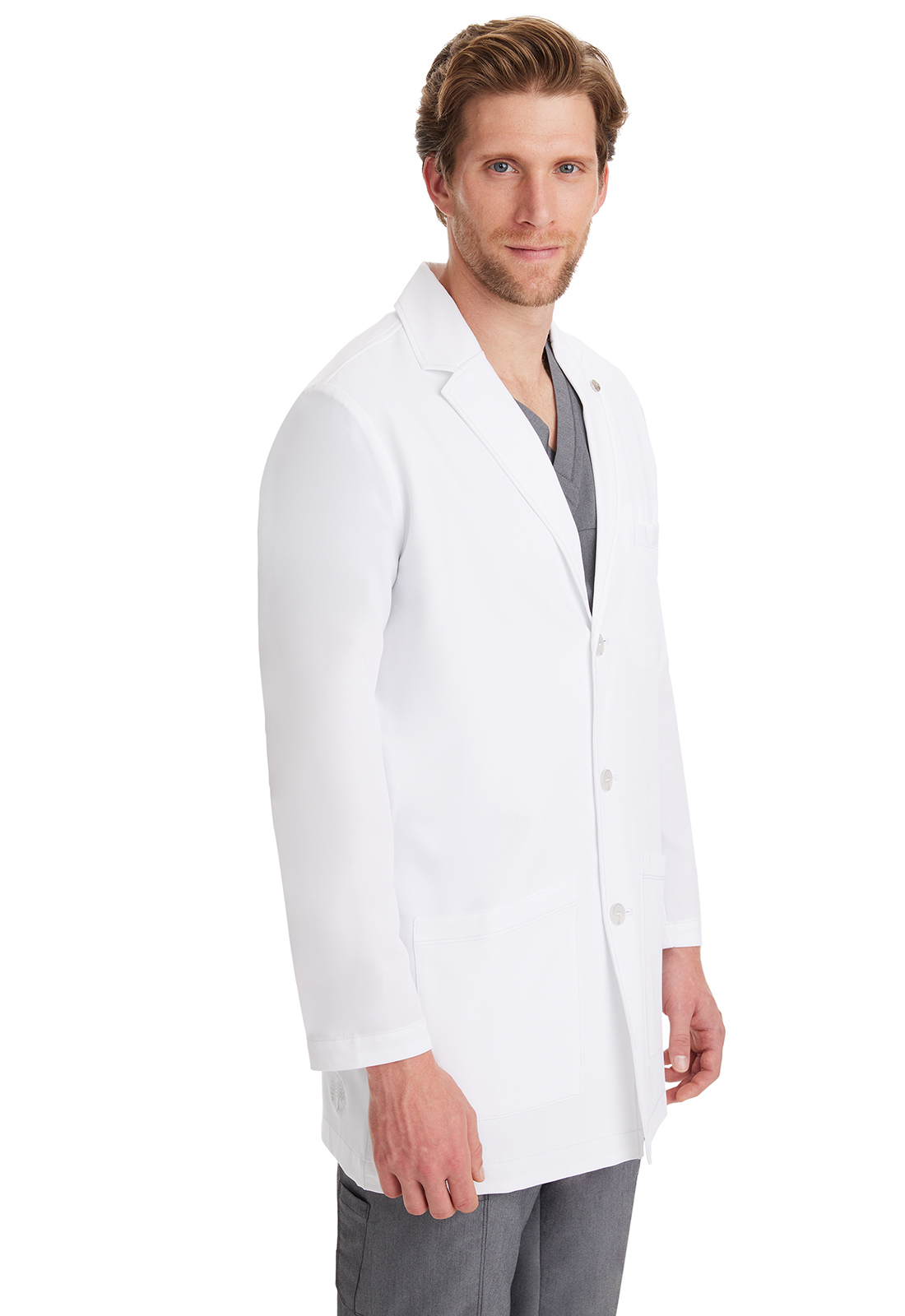 ▷▷Bata médica del uniforme médico hombre unicolor healing hands hh white  coat 5151 white 2024