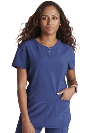 Health Company - Blusa del uniforme médico mujer unicolor cherokee licensed ck749a nav