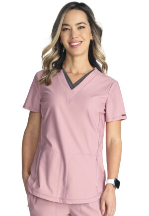 Health Company - Blusa del uniforme médico mujer unicolor cherokee form ck843 mvor