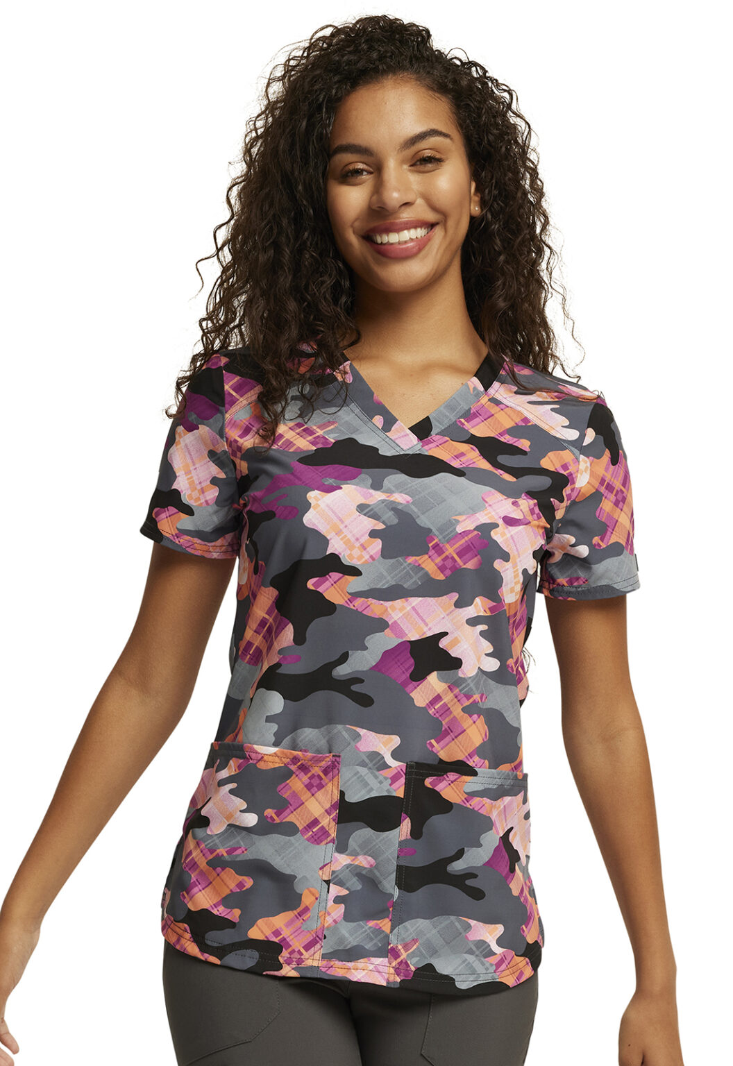 blusa del uniforme médico mujer unicolor dickies dynamix dk730 sten