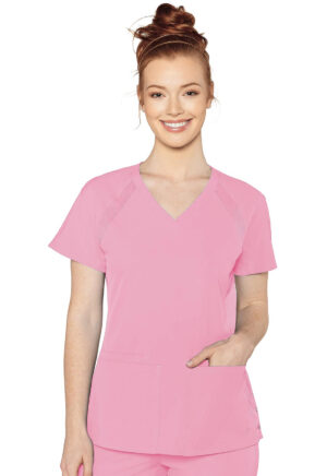 Health Company - Blusa del uniforme médico mujer unicolor med couture mc peaches mc8470 tfpk