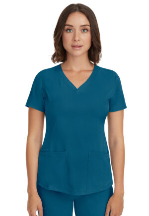 Health Company - Blusa del uniforme médico mujer unicolor healing hands hh works 2500 carib
