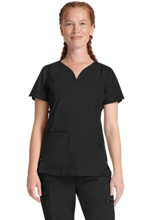 Health Company - Blusa del uniforme médico mujer unicolor healing hands hh purple label hh600 black