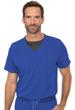 Health Company - Camisa del uniforme médico hombre unicolor med couture rothwear touch mc7478 royl