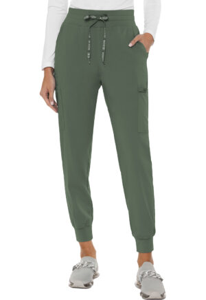 Health Company - Pantalón del uniforme médico mujer unicolor med couture mc touch mc7705 oliv