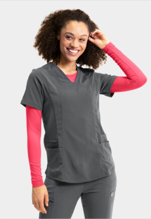 Health Company - Blusa del uniforme médico mujer unicolor irg scrubs elevate by irg 181003 pew