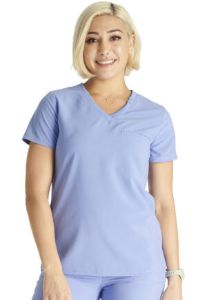 Health Company - Blusa del uniforme médico mujer unicolor cherokee licensed ck748a cie
