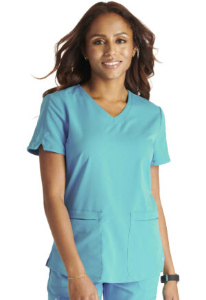 Health Company - Blusa del uniforme médico mujer unicolor cherokee atmos ck837a tlb