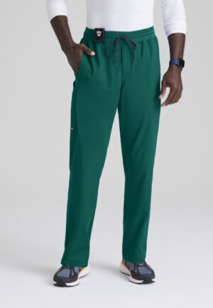 Health Company - Pantalón del uniforme médico hombre unicolor grey's anatomy spandex stretch grsp617 37