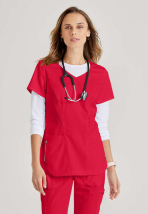 Health Company - Blusa del uniforme médico mujer unicolor grey's anatomy spandex stretch grst124 600