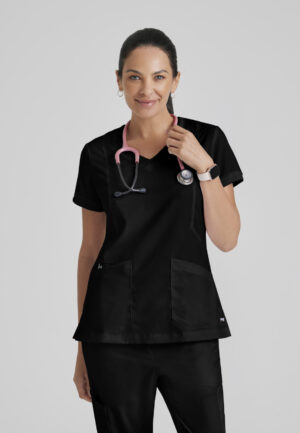 Health Company - Blusa del uniforme médico mujer unicolor grey's anatomy classic grt049 01