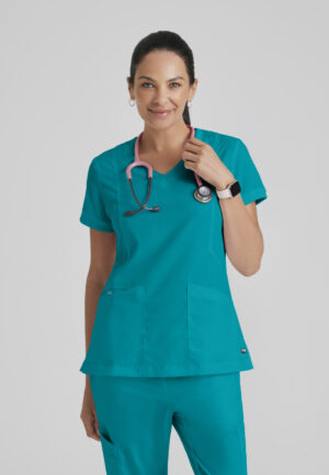 Health Company - Blusa del uniforme médico mujer unicolor grey's anatomy classic grt049 39