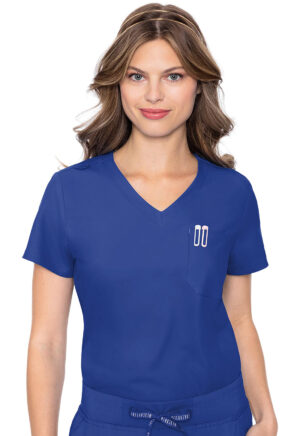 Health Company - Blusa del uniforme médico mujer unicolor med couture mc insight mc2432 glxy