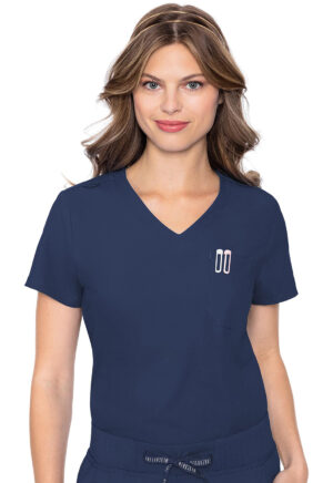Health Company - Blusa del uniforme médico mujer unicolor med couture mc insight mc2432 navy