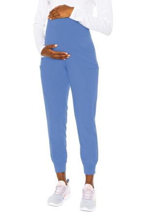 Health Company - Pantalón del uniforme médico mujer unicolor med couture mc maternity mc8729 ciel