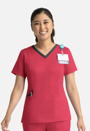 Health Company - Blusa del uniforme médico mujer unicolor Maevn matrix 3502 wmn