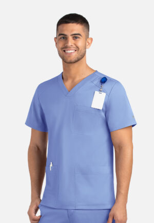Health Company - Camisa del uniforme médico hombre unicolor Maevn matrix 5502 cbl