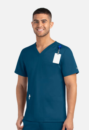 Health Company - Camisa del uniforme médico hombre unicolor Maevn matrix 5502 crb