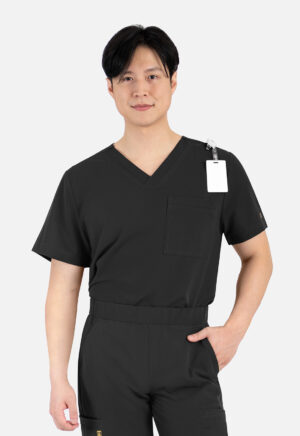 Health Company - Camisa del uniforme médico hombre unicolor Maevn matrix pro 5901 blk