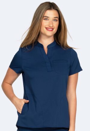 Health Company - Blusa del uniforme médico mujer unicolor zavaté zoë alexandra 1132 navy