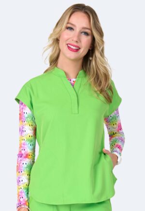 Health Company - Blusa del uniforme médico mujer unicolor zavaté jacquard 1176 elgr