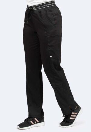 Health Company - Pantalón del uniforme médico mujer unicolor zavaté zoë alexandra 3027 blac