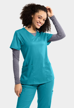 Health Company - Blusa del uniforme médico mujer unicolor irg scrubs edge by irg 2801 tel