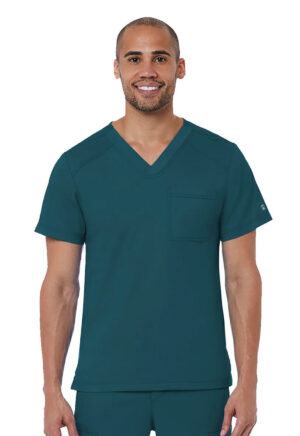 Health Company - Camisa del uniforme médico hombre unicolor maevn matrix 5501 crb