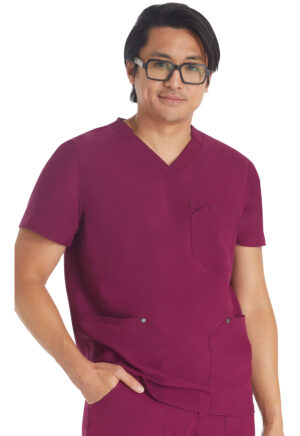 Health Company - Camisa del uniforme médico hombre unicolor dickies eds dk677 win