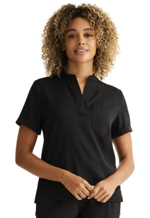 Health Company - Blusa del uniforme médico mujer unicolor healing hands hh works hh650 black