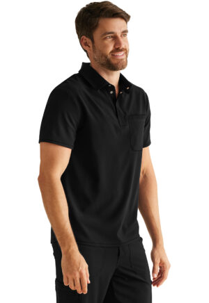 Health Company - Camisa del uniforme médico hombre unicolor inspira inspira flex ip855a blk