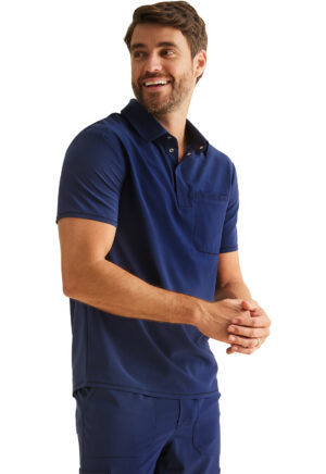 Health Company - Camisa del uniforme médico hombre unicolor inspira inspira flex ip855a nav