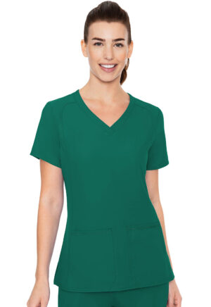 Health Company - Blusa del uniforme médico mujer unicolor med couture mc insight mc2468 hntr