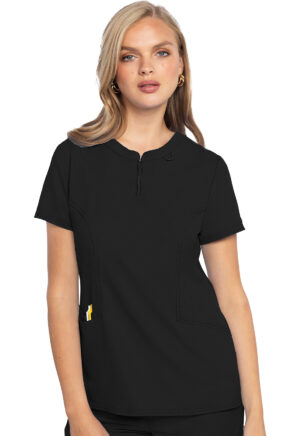 Health Company - Blusa del uniforme médico mujer unicolor med couture mc insight mc609 blk