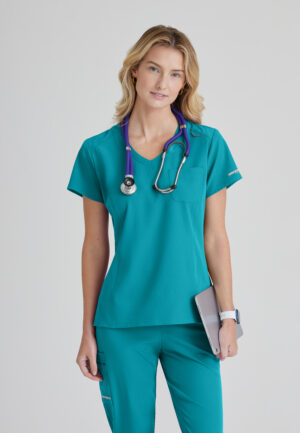 Health Company - Blusa del uniforme médico mujer unicolor skechers by barco skt147 39